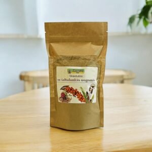 Skaidulinių medžiagų mišinys su šaltalankių uogomis 180g